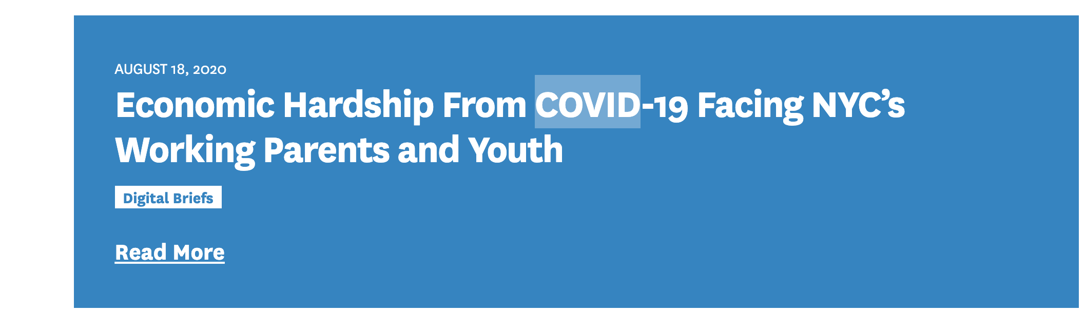 screenshot of search card.